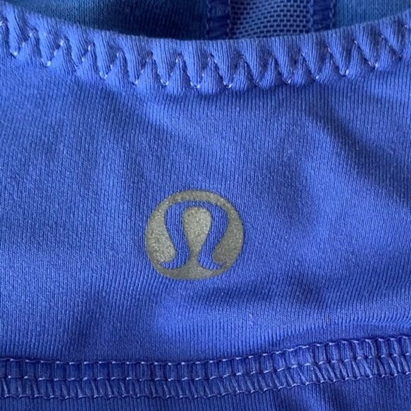 Lululemon Purple Flowy Workout Tank Top with Sports Bra Built In - Picture 3 of 3